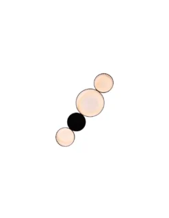 Applique/Plafonnier Sirius I Noire, Le Deun Luminaires