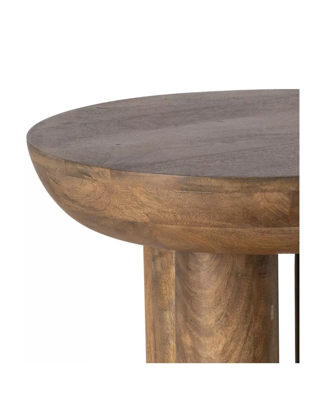 Bout De Canapé En Bois Artisanal – Image 3