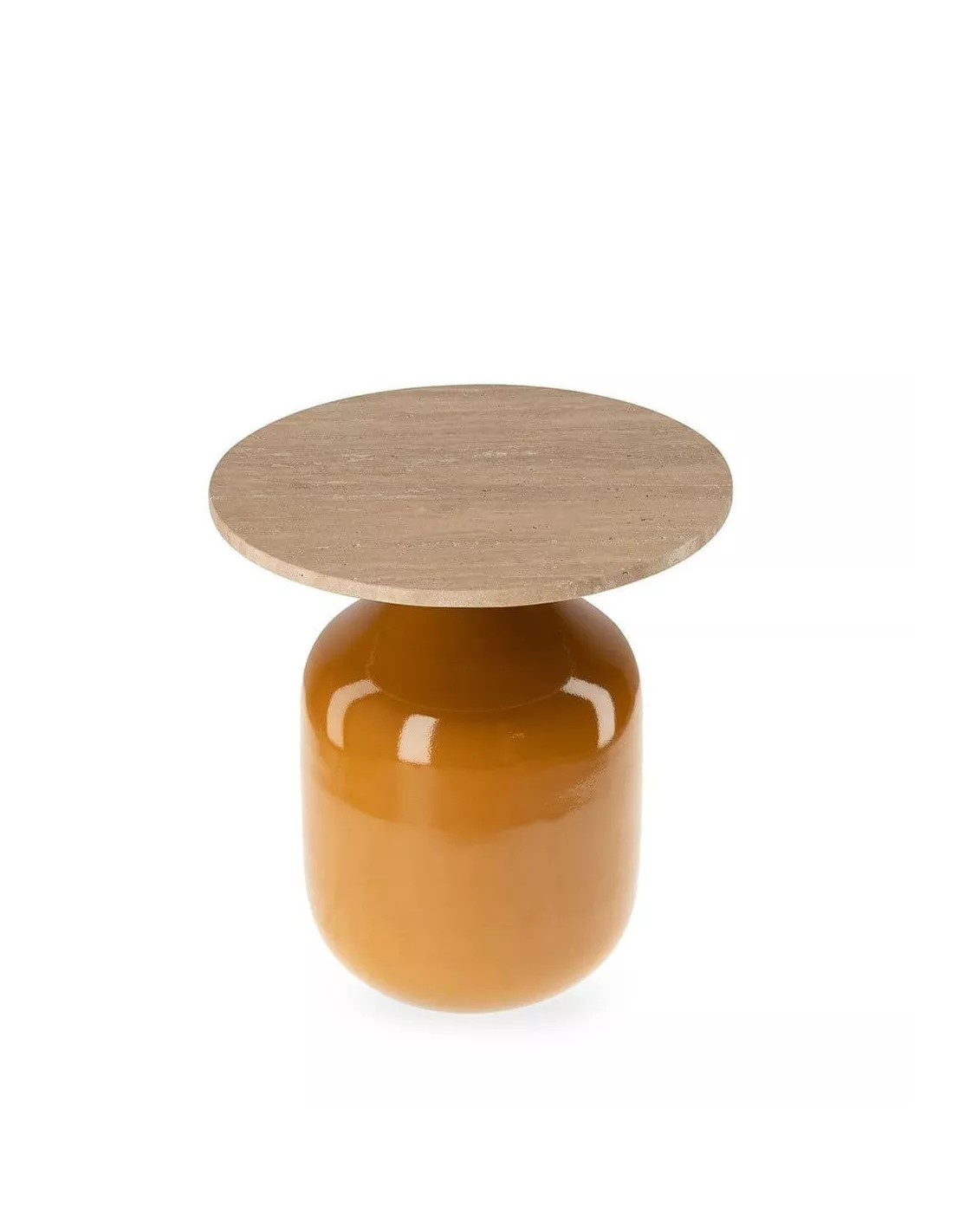 Bout De Canapé Travertin Terracotta – Image 3