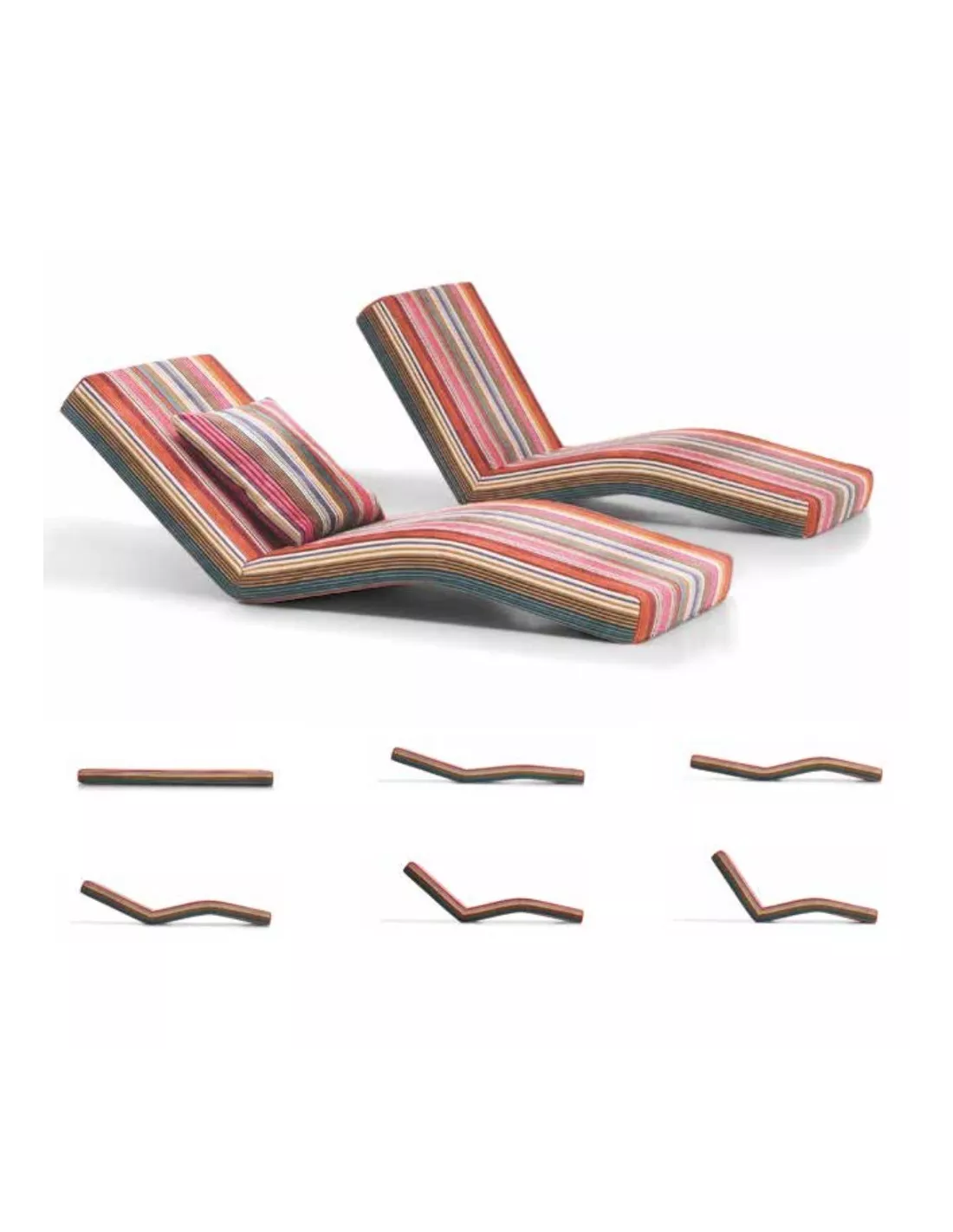 Chaise Longue/Matelas Jalamar Brooklyn, Missoni Home – Image 3