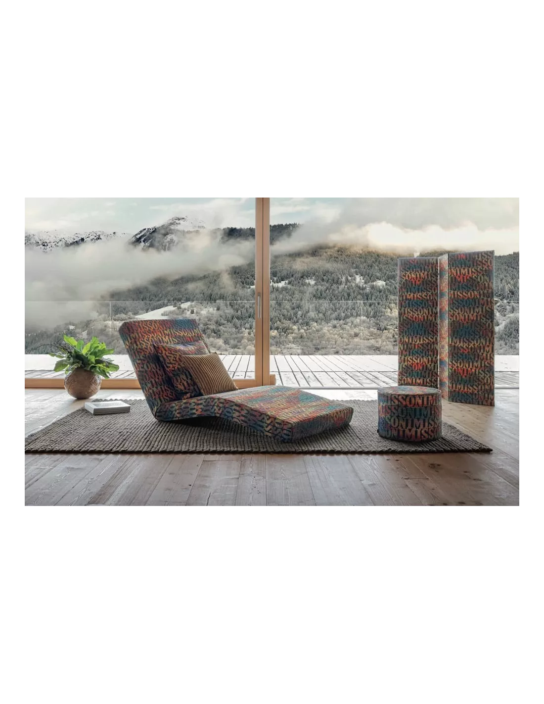 Chaise Longue/Matelas Jalamar Brooklyn, Missoni Home