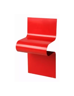 Chevet/Console Design Ondulé Rouge Brillant, Vidame