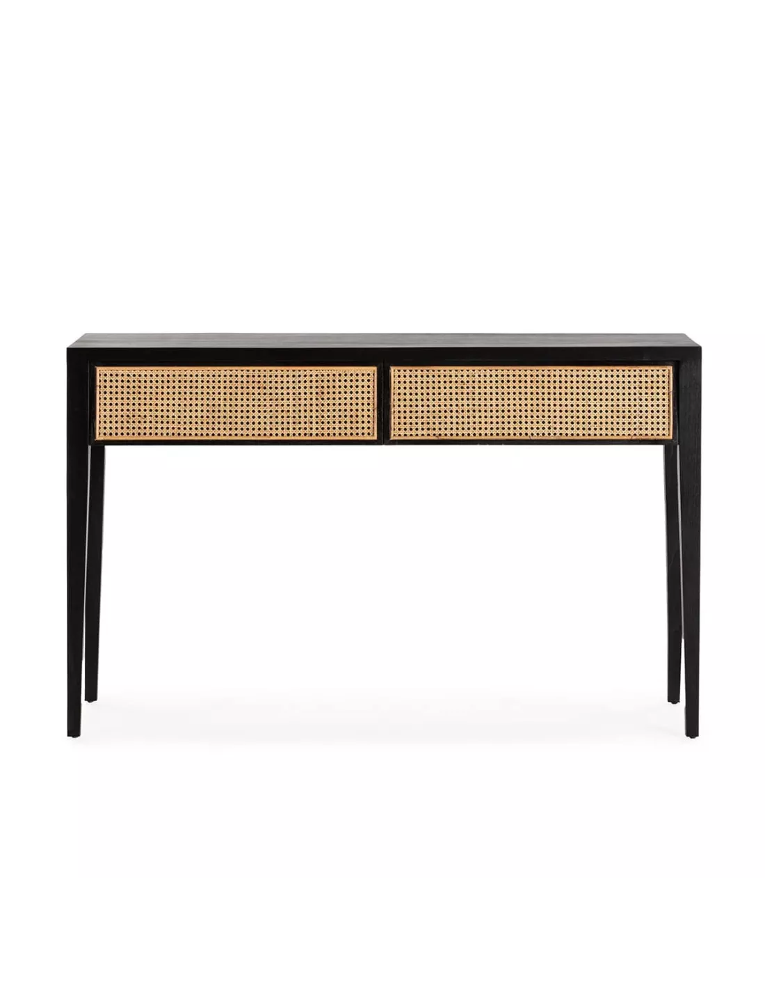 Console Cèdre Noire Et Cannage 140cm, Thai Natura – Image 4