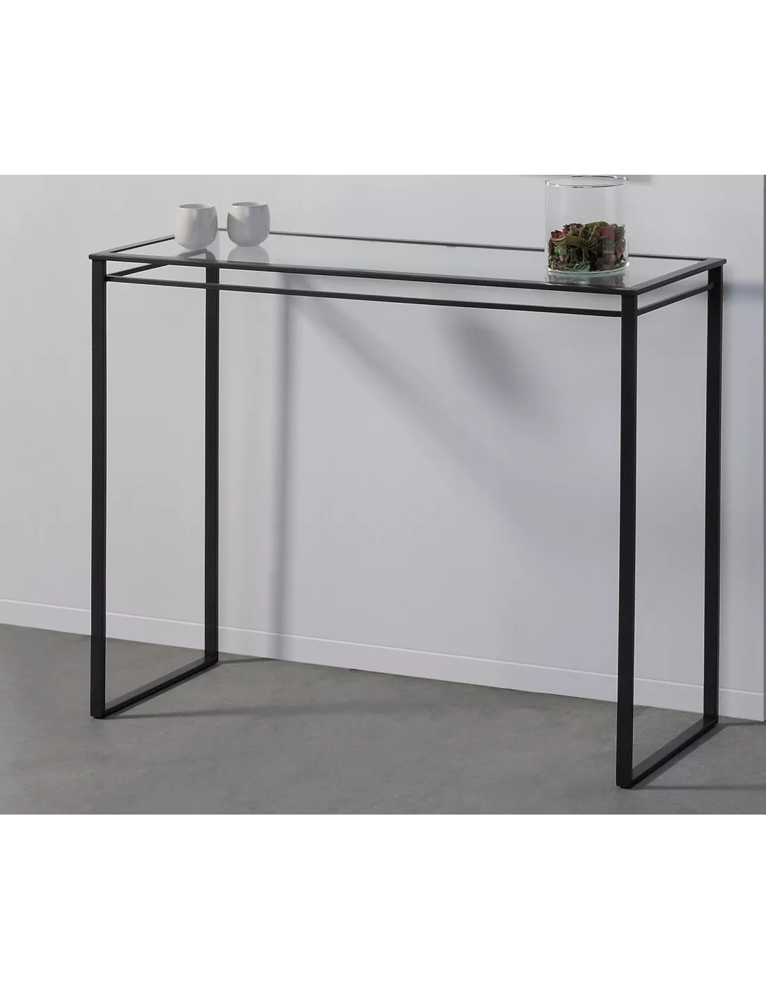 Console Graphic Anthracite/verre, Un Autre Regard – Image 2