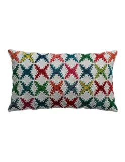 Coussin Beth Rectangulaire Brodé, Vivaraise