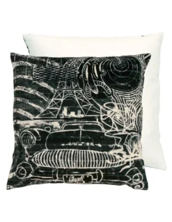 Coussin Confession Noir, Jean Paul Gaultier