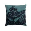 Coussin Mara Vert De Gris Brodé, Vivaraise