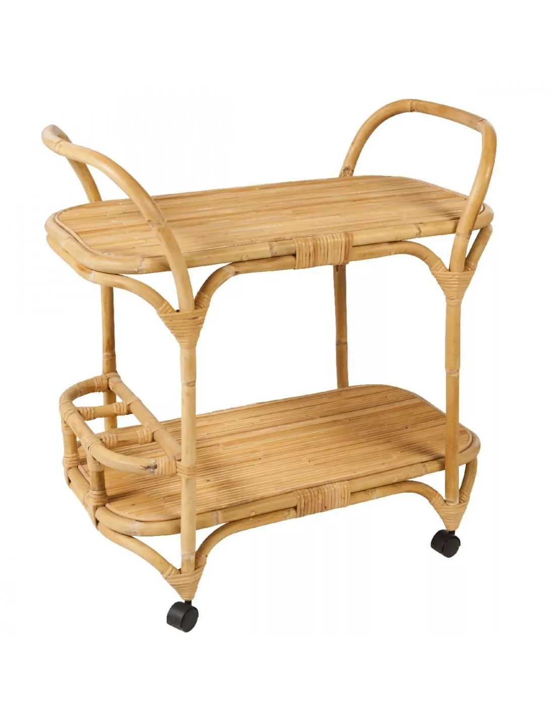 Desserte En Rotin Roulante Maggie, KOK Maison