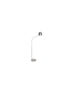 Lampadaire Liseuse Jin Argent Brossé, Linea Verdace