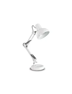 Lampe De Bureau Blanche Kelly, Ideal Lux