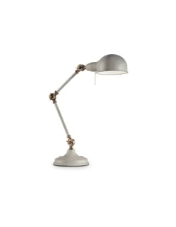 Lampe De Bureau Grise Truman, Ideal Lux