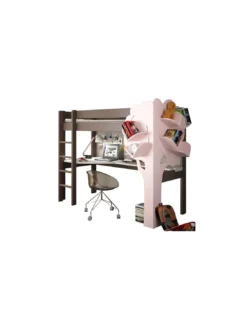 Lit Mezzanine Dominique 172 + Bureau, Mathy By Bols