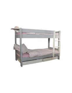 Lit Superposé Dominique Indissociable H149 + Tiroirs, Mathy By Bols