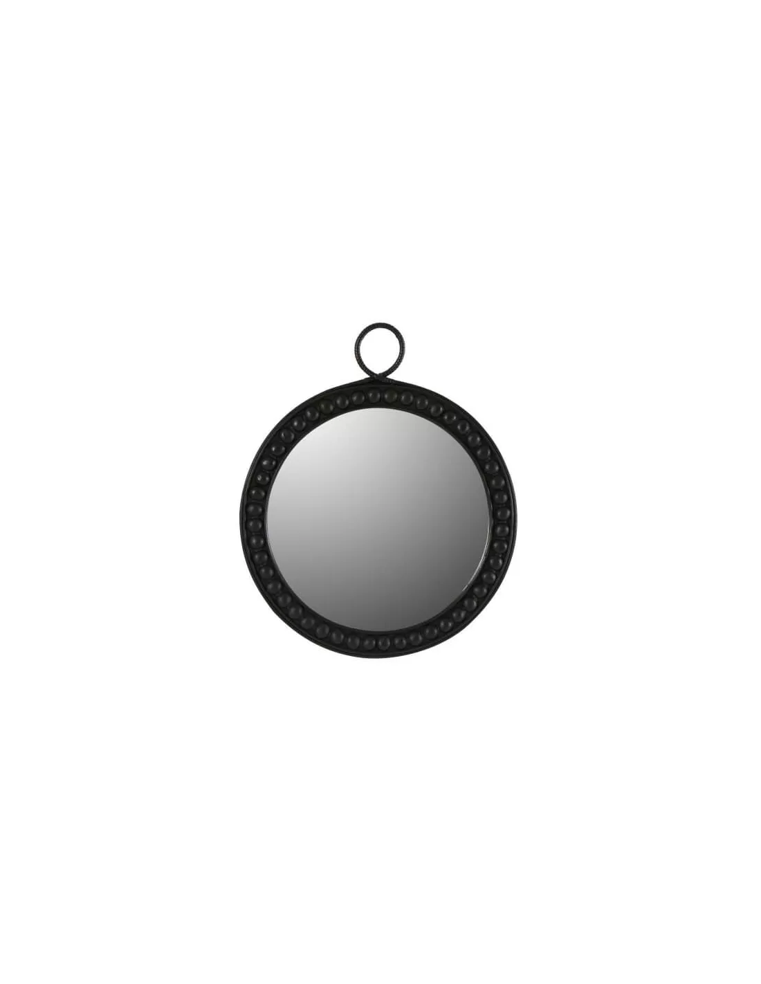 Miroir Rond Louise Noir 2 Tailles – Image 2