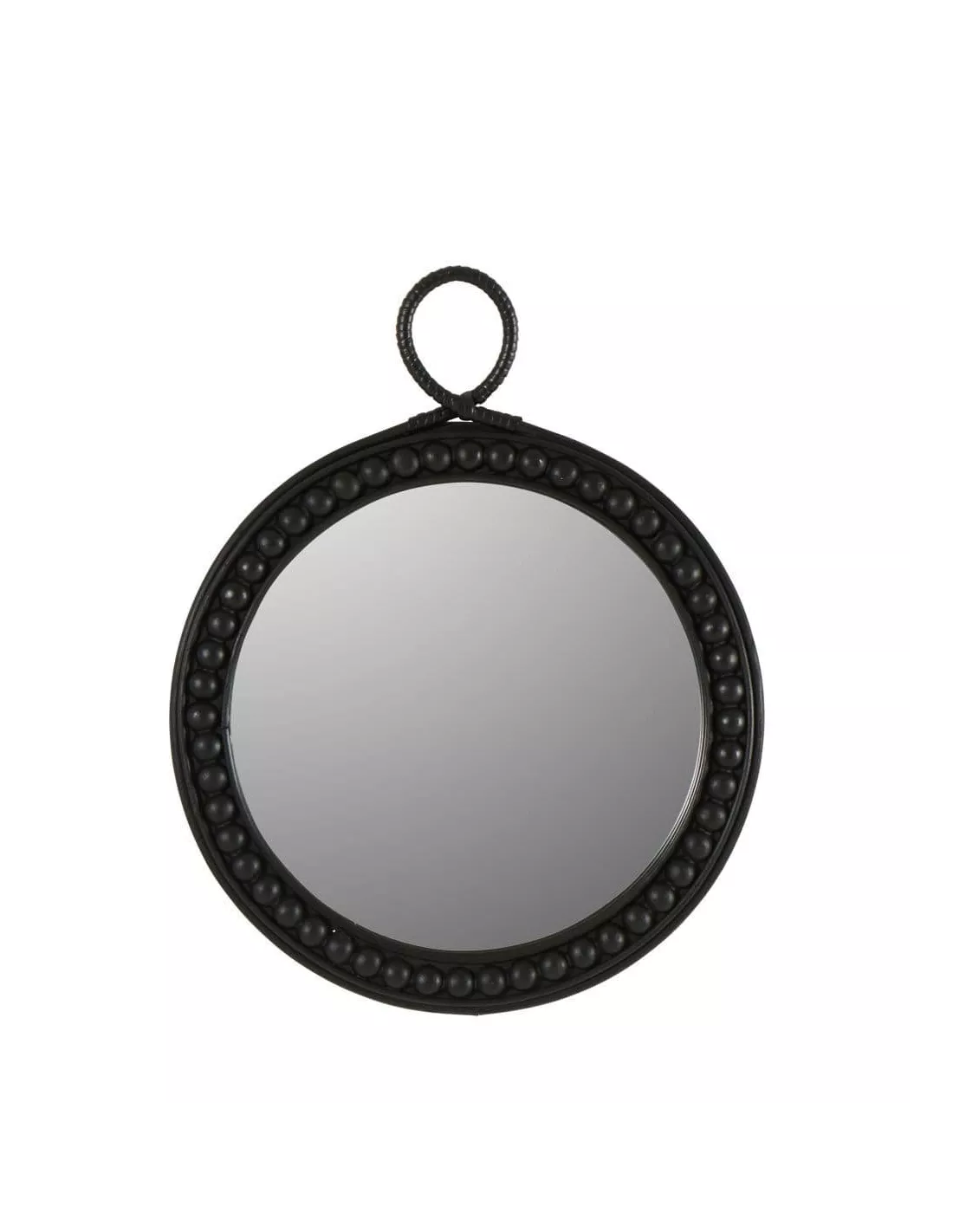 Miroir Rond Louise Noir 2 Tailles