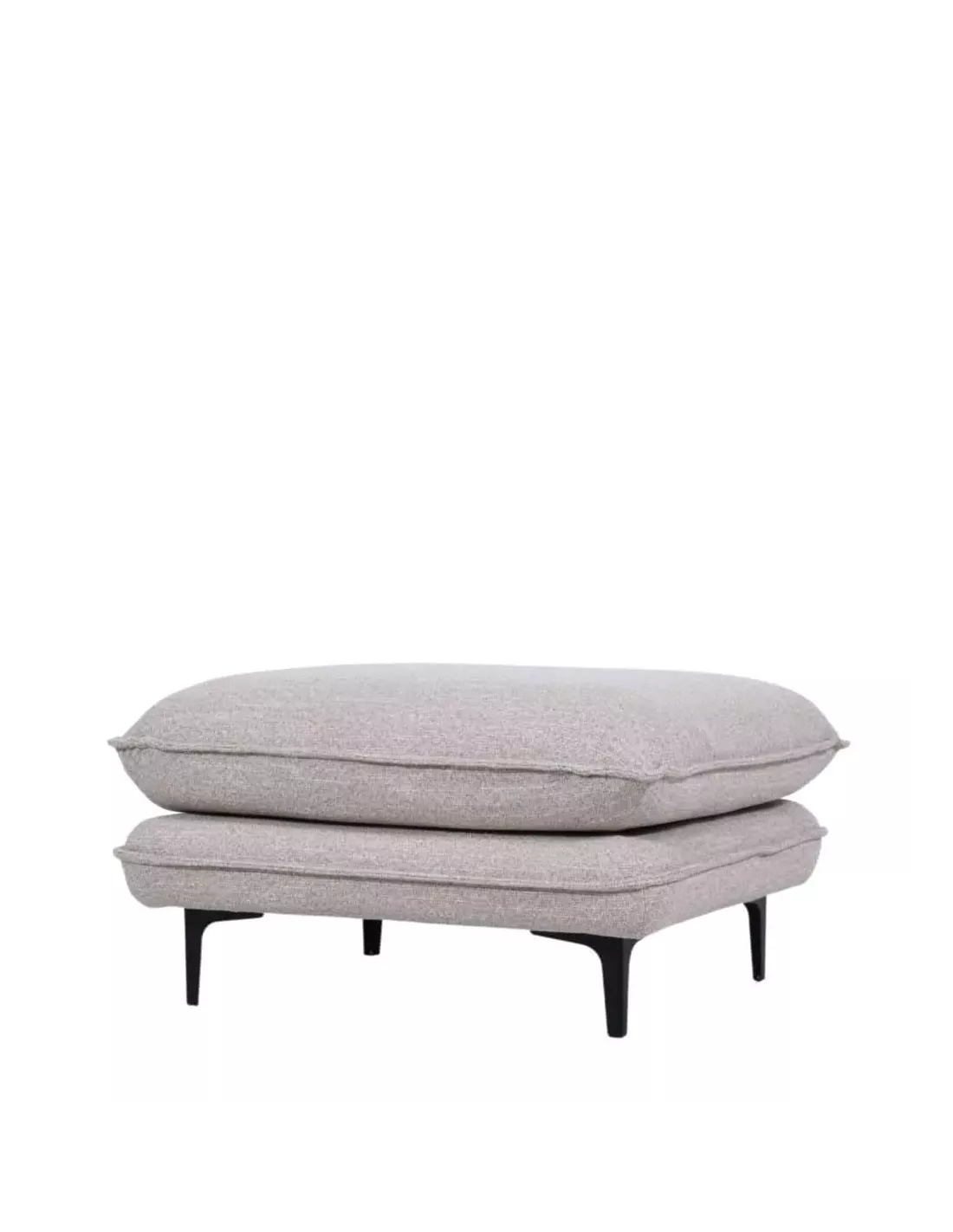 Ottoman Modène Beige Chiné