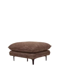 Ottoman Modène Marron Chiné