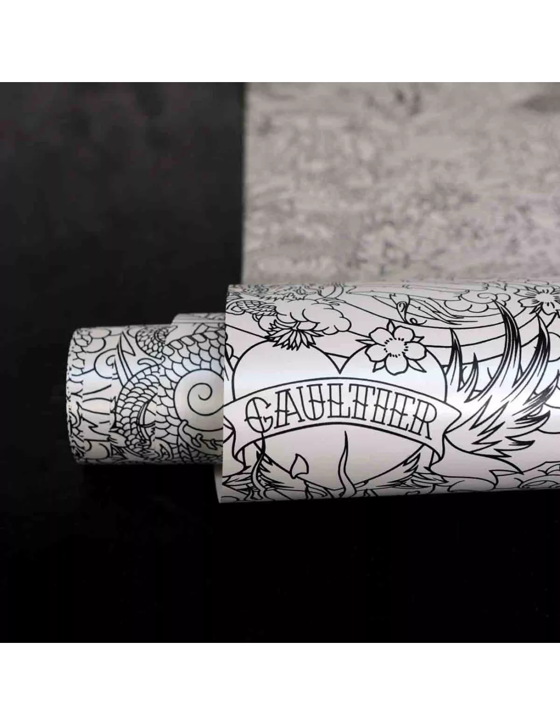 Papier Peint Horimono Noir, Jean Paul Gaultier – Image 2