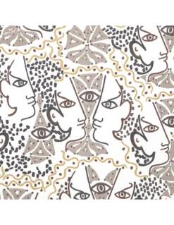 Papier Peint Vinyle Union Taupe, Lelièvre