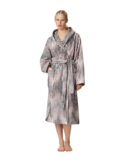 Peignoir Capuche Arpeggio Brun, Missoni Home