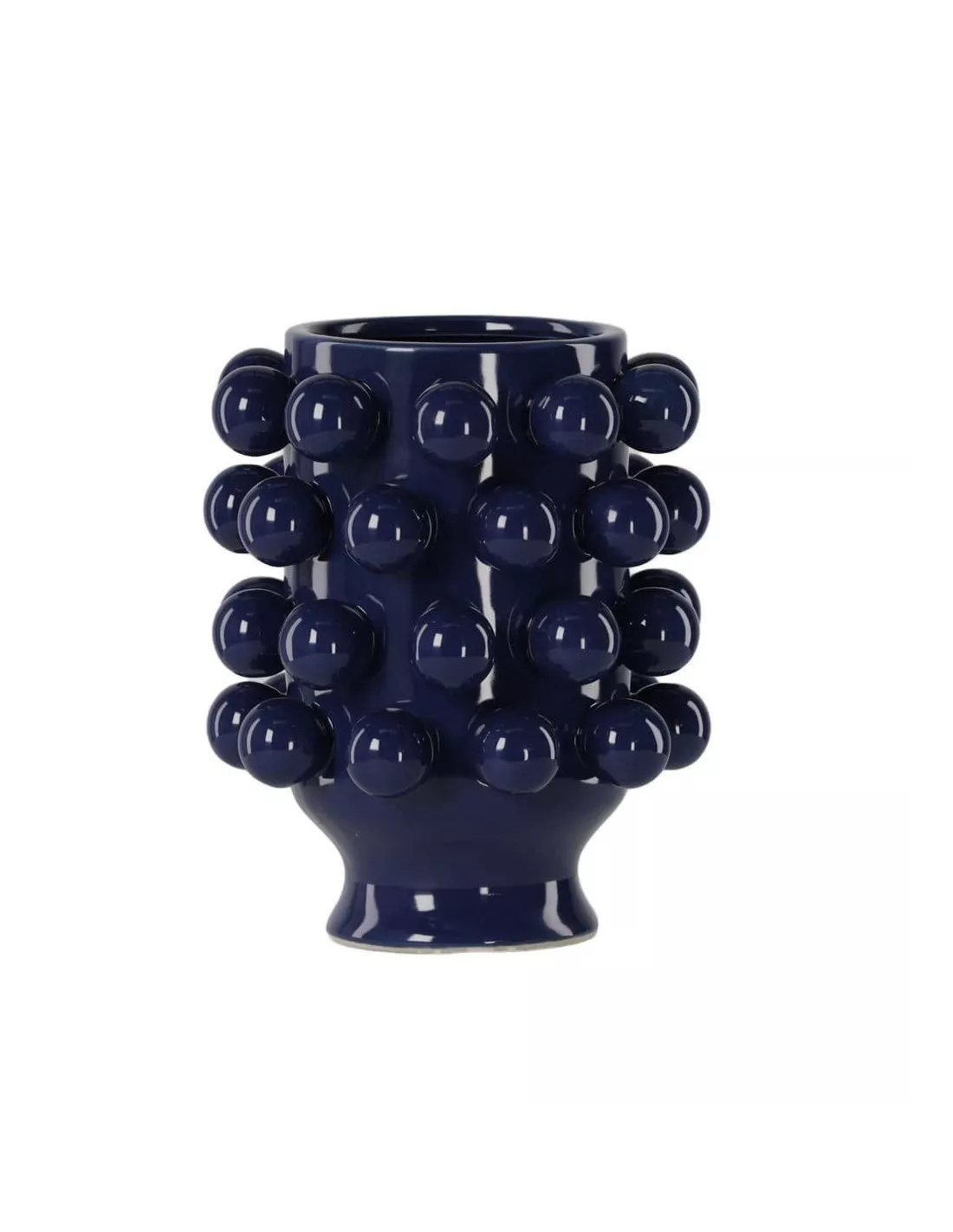 Petit Vase Bleu Marine H24