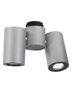 Plafonnier Barro Argent Double, Linea Verdace