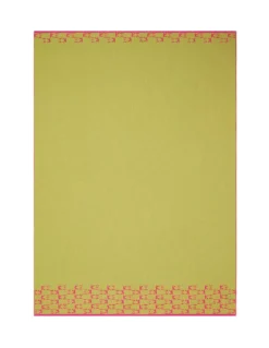 Plaid Kashimea Vert Et Rose, K3 Design By Kenzo Takada