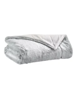 Plaid Kinta Nuage Fausse Fourrure, Vivaraise