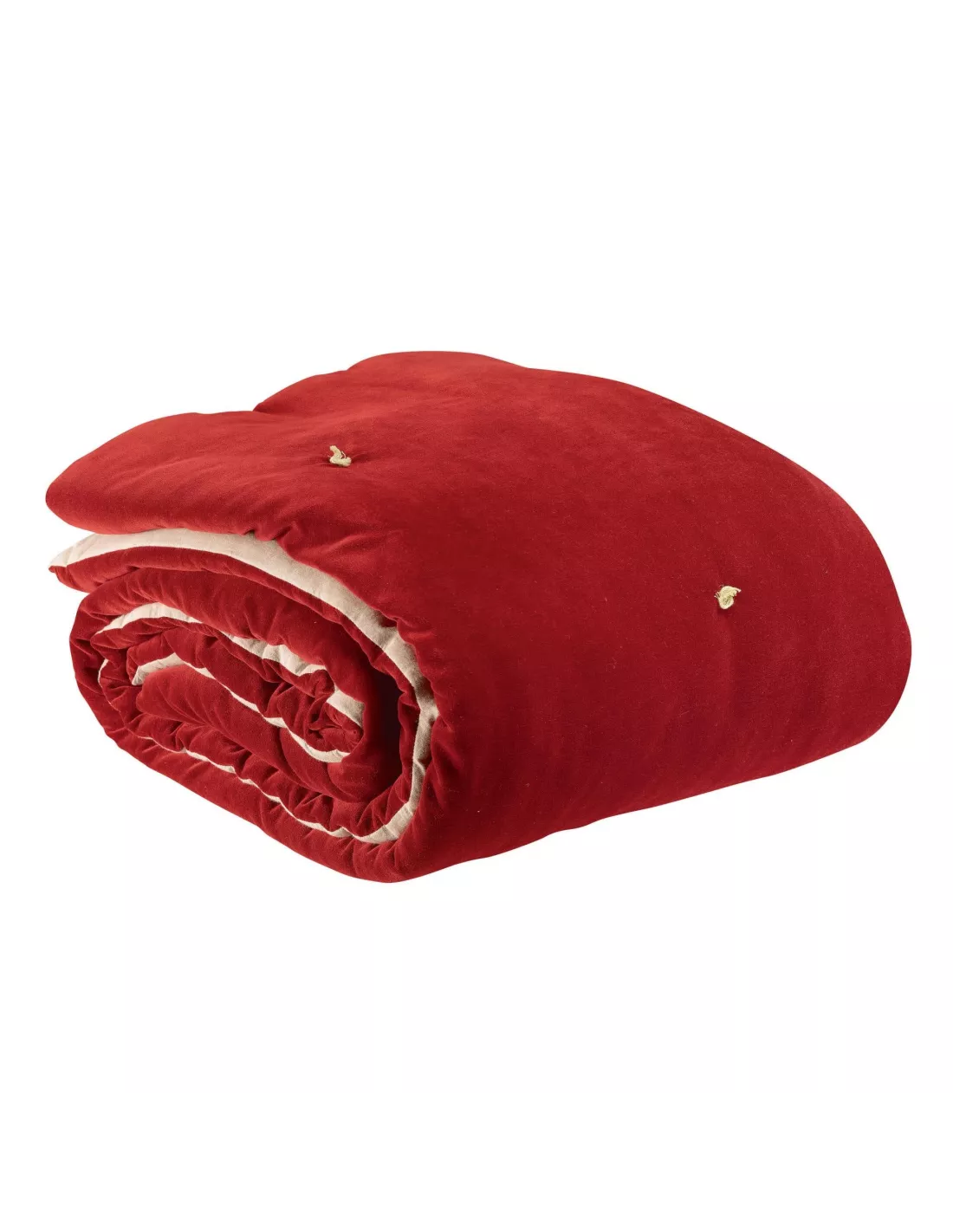 Plaid Points Noués Elise Velours, Vivaraise – Image 4