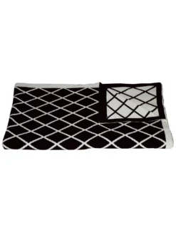 Plaid Suggestion Blanc/noir Jean Paul Gaultier