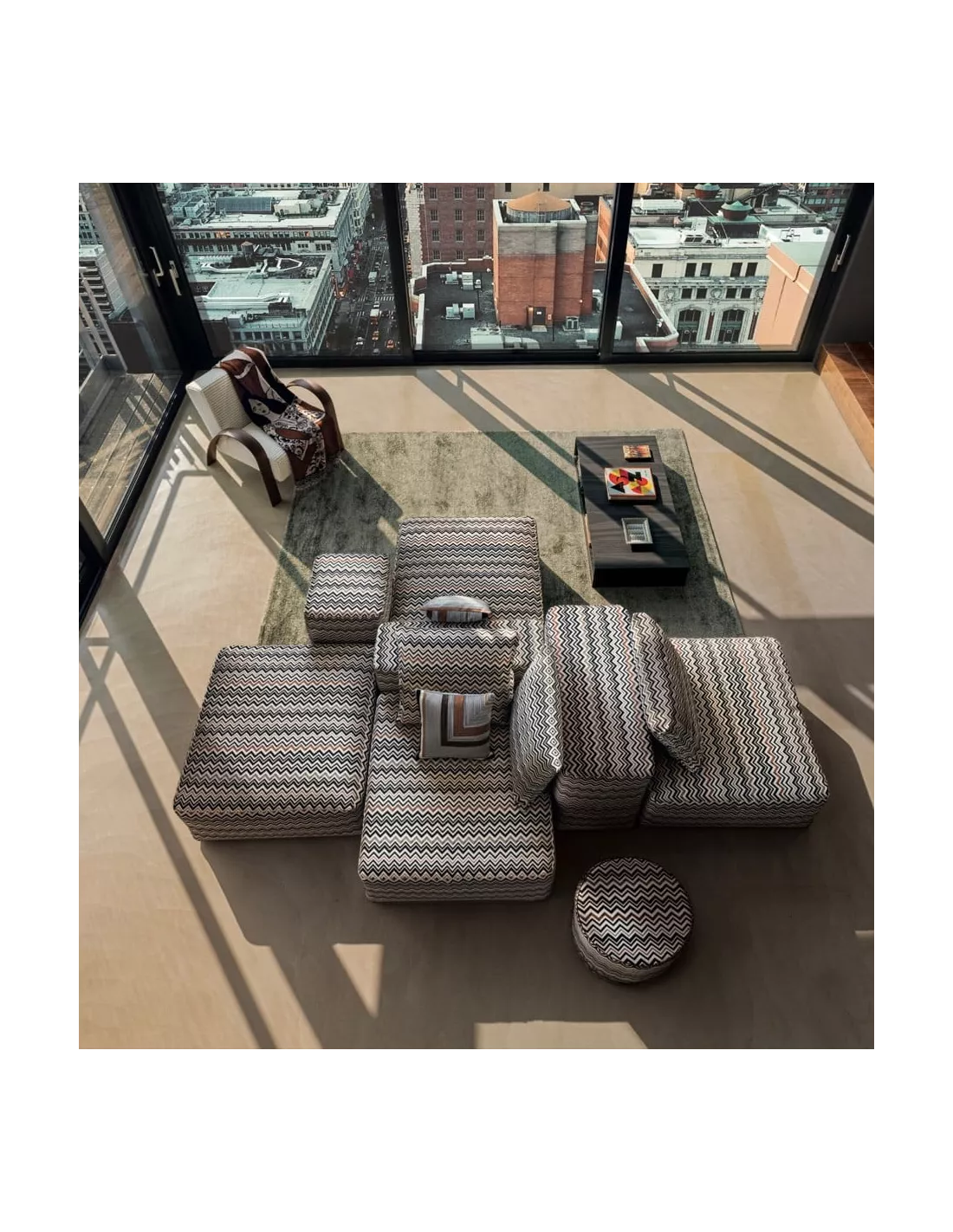 Pouf Belfast 160, Missoni Home – Image 3