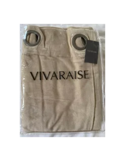 Rideau Velours Elise Beige, Vivaraise
