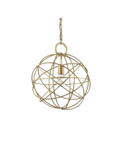 Suspension Konse Dorée 3 Dimensions, Ideal Lux