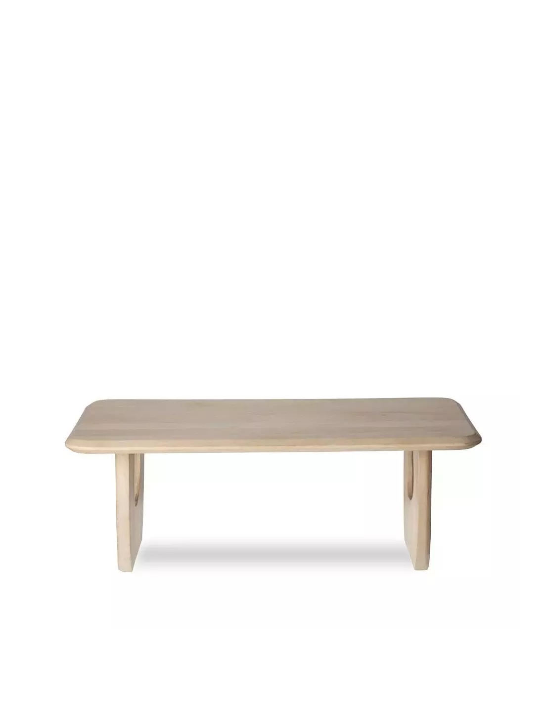 Table Basse Artisanale Mosca Naturel En Bois 130cm – Image 2