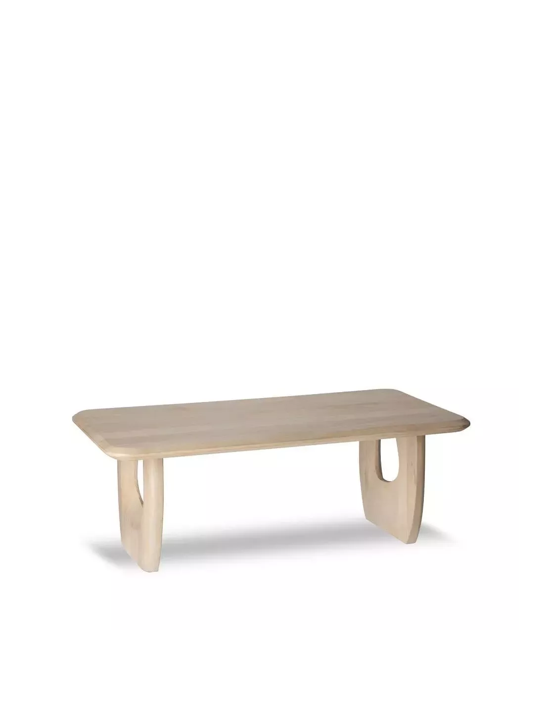 Table Basse Artisanale Mosca Naturel En Bois 130cm – Image 3