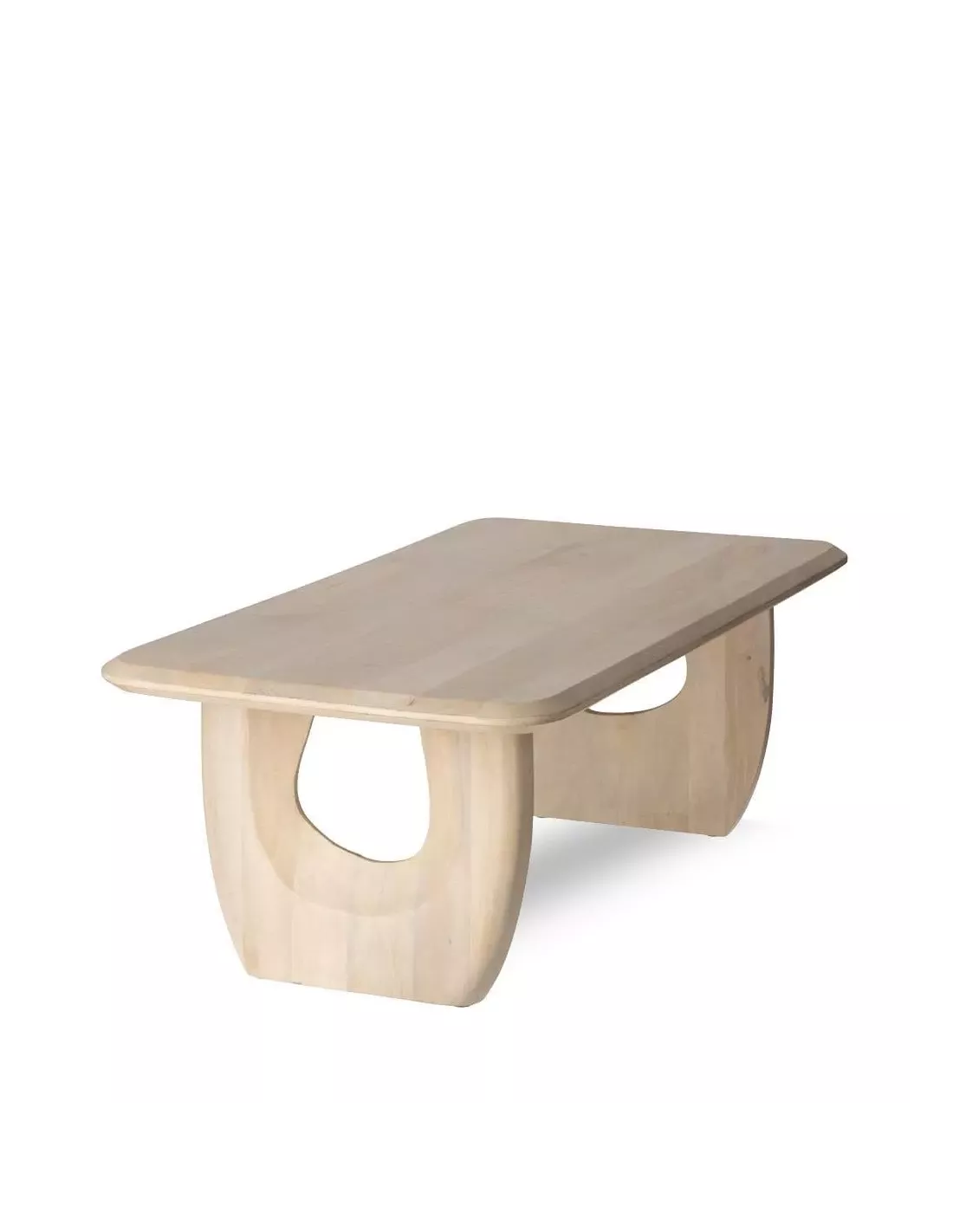 Table Basse Artisanale Mosca Naturel En Bois 130cm
