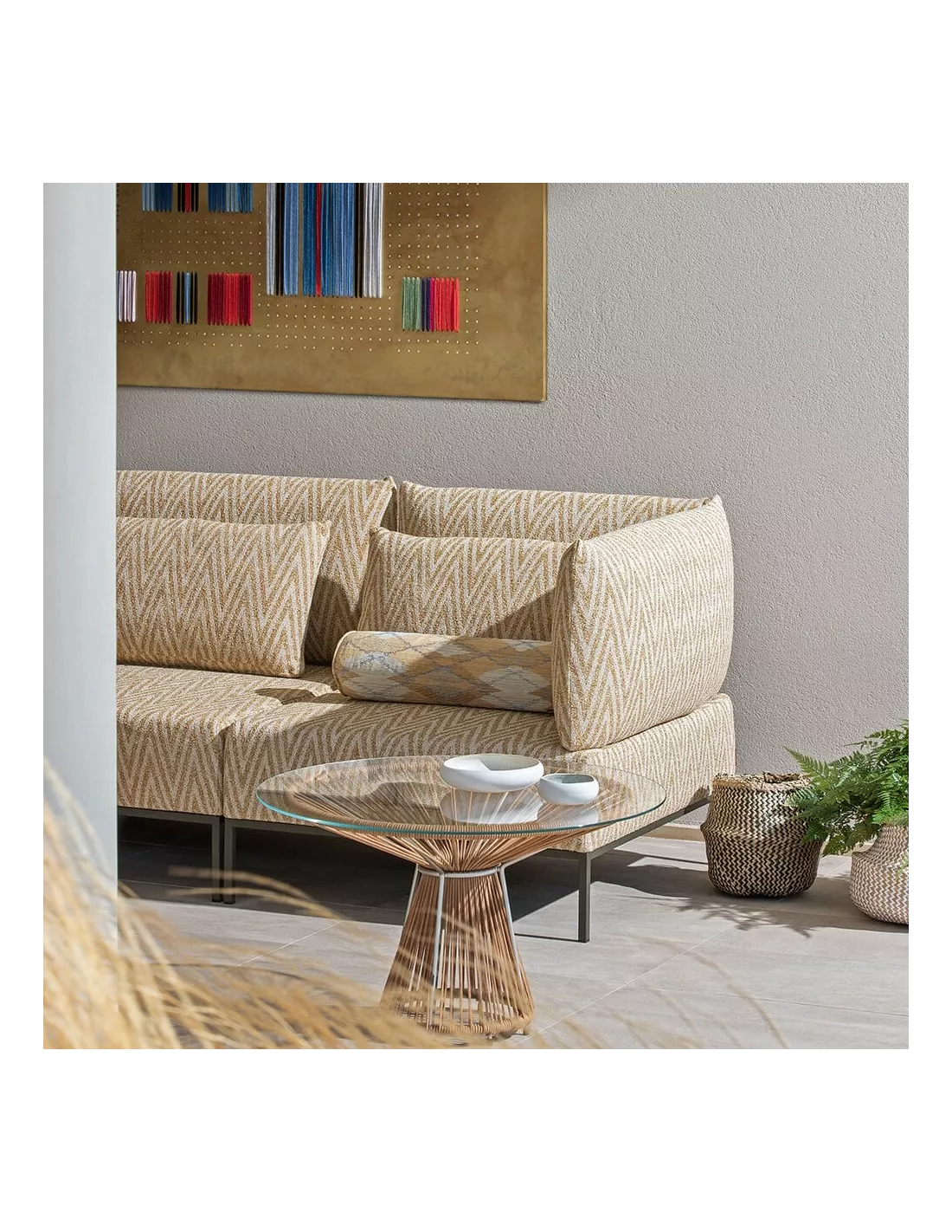 Table Basse Cordula Cuir, Missoni Home – Image 3