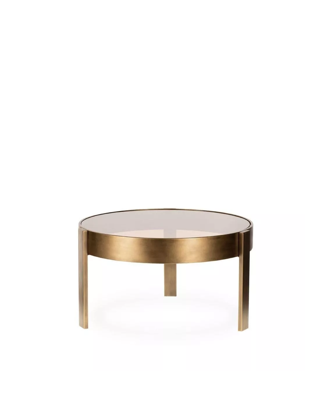 Table Basse Ronde Levanzo Bronze Ø77cm – Image 3
