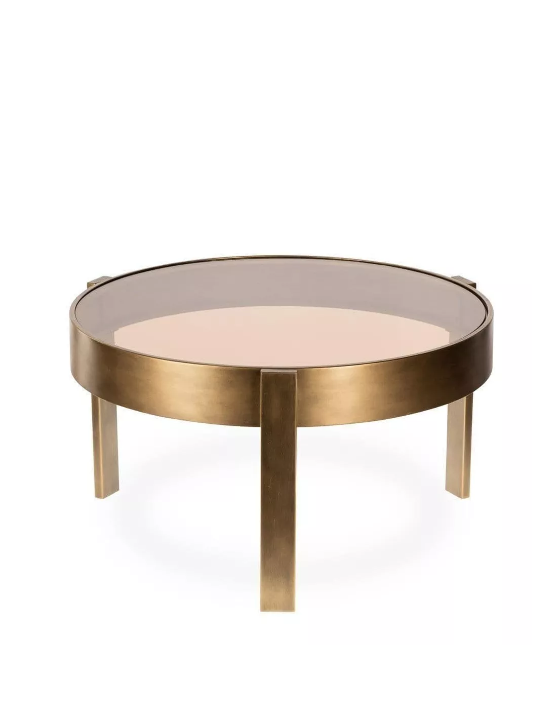 Table Basse Ronde Levanzo Bronze Ø77cm