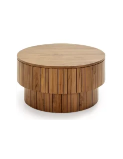 Table Basse Ronde Teck, Thai Natura