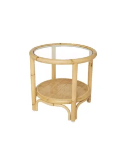 Table Basse Rotin Riviera Ø50, KOK Maison