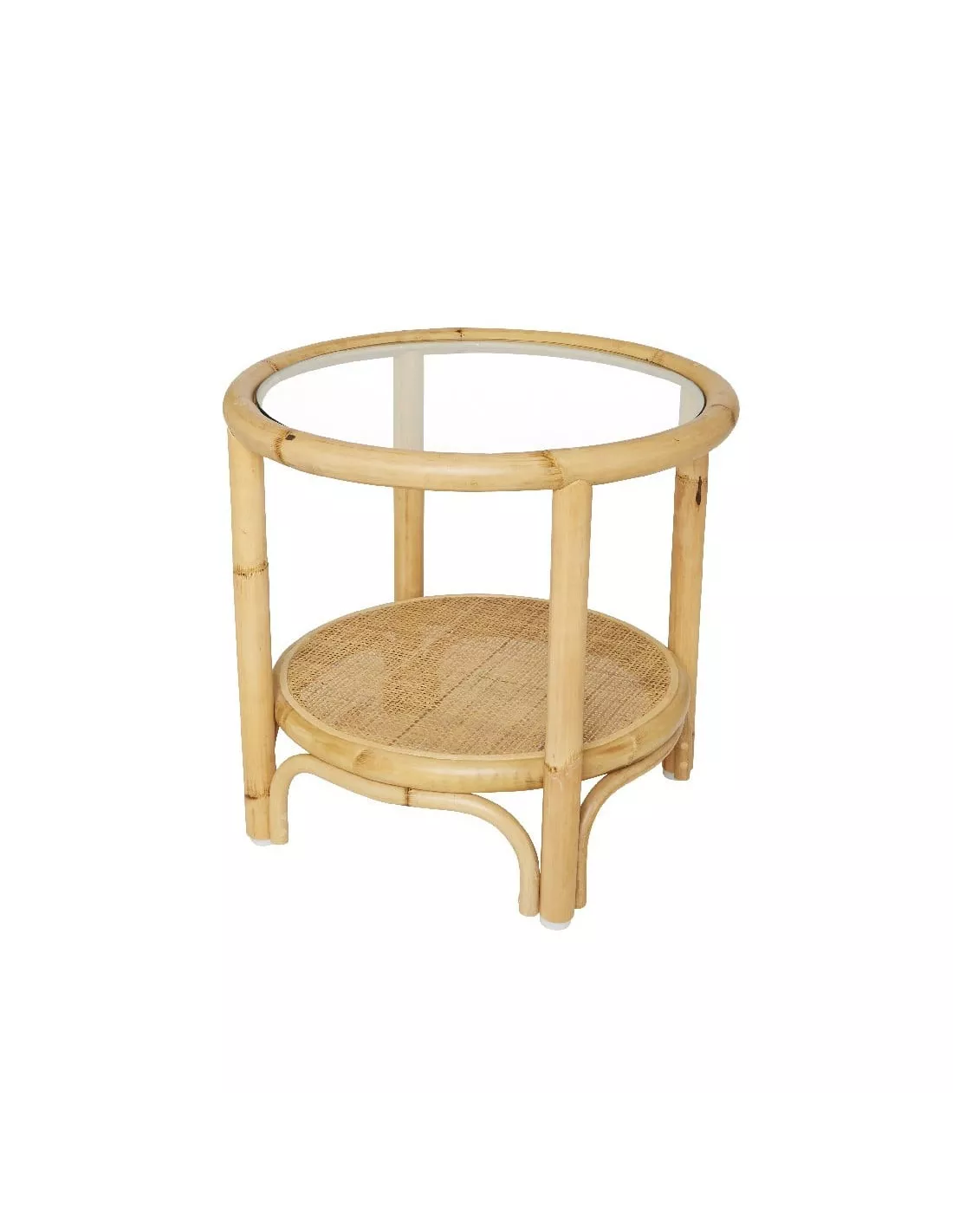 Table Basse Rotin Riviera Ø50, KOK Maison