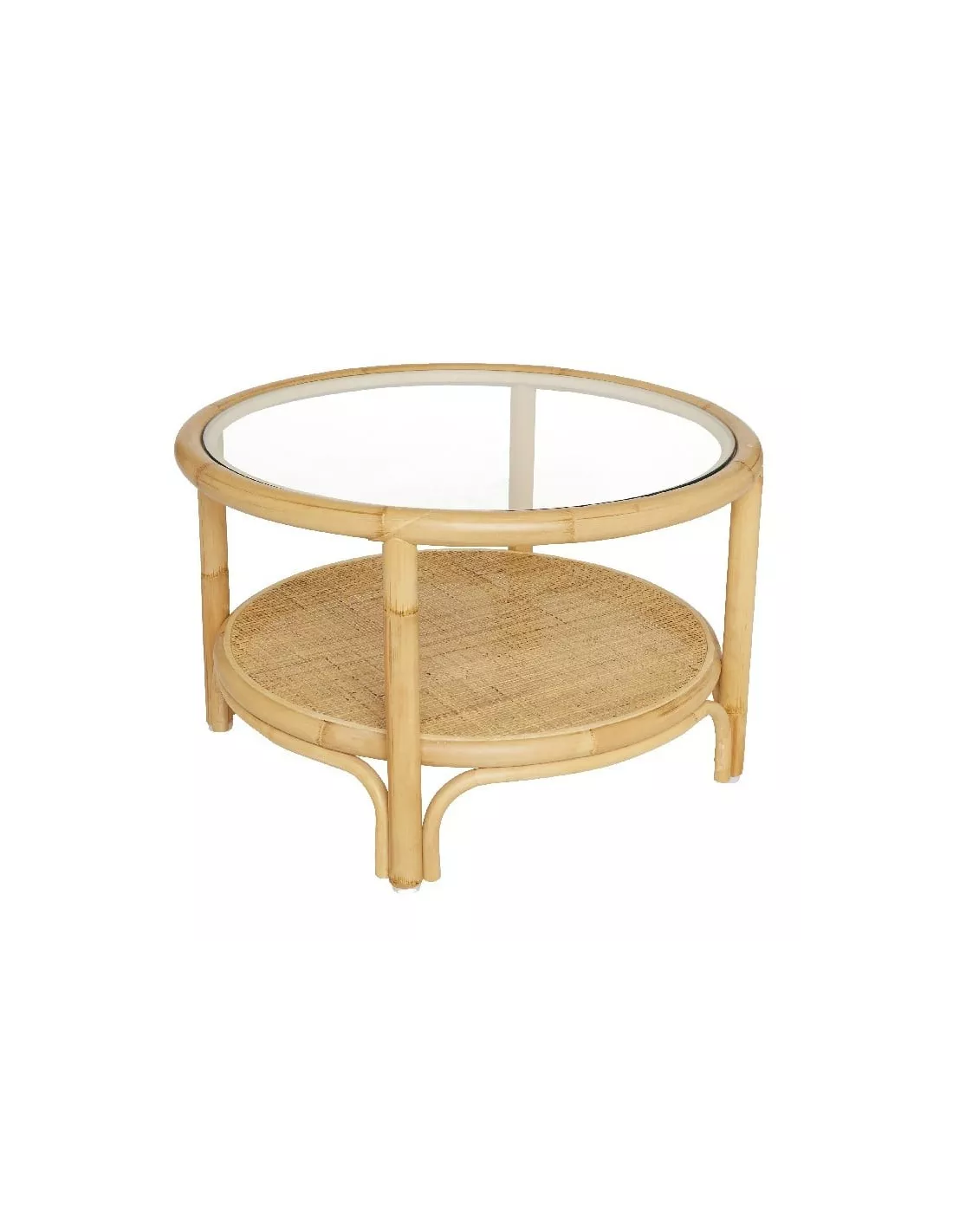 Table Basse Rotin Riviera Ø66, KOK Maison