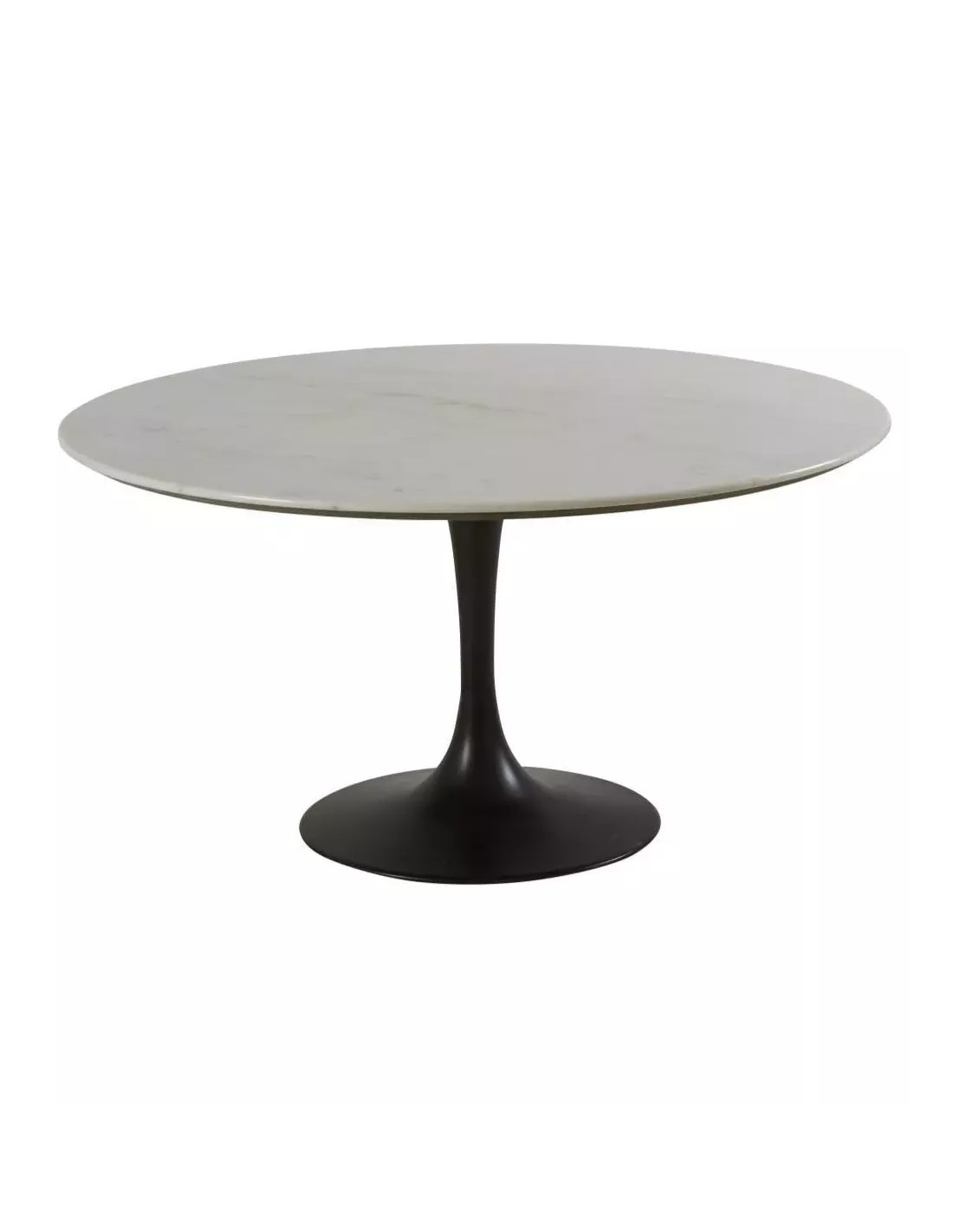 Table Repas Ronde Tulipe Marbre D145cm