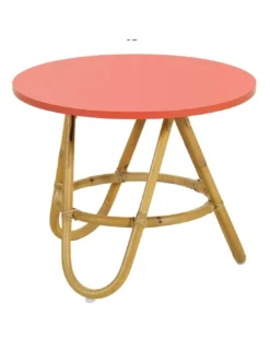 Table Rotin/corail Diabolo, KOK Maison