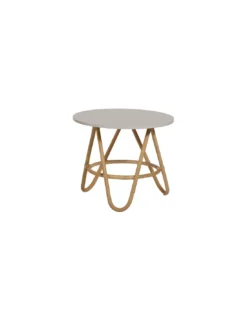 Table Rotin/Gris Diabolo, KOK Maison