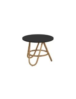 Table Rotin/noir Diabolo, KOK Maison