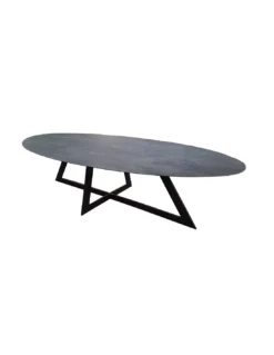 Table Salle à Manger Céramique Carat Ovale 8 FINITIONS