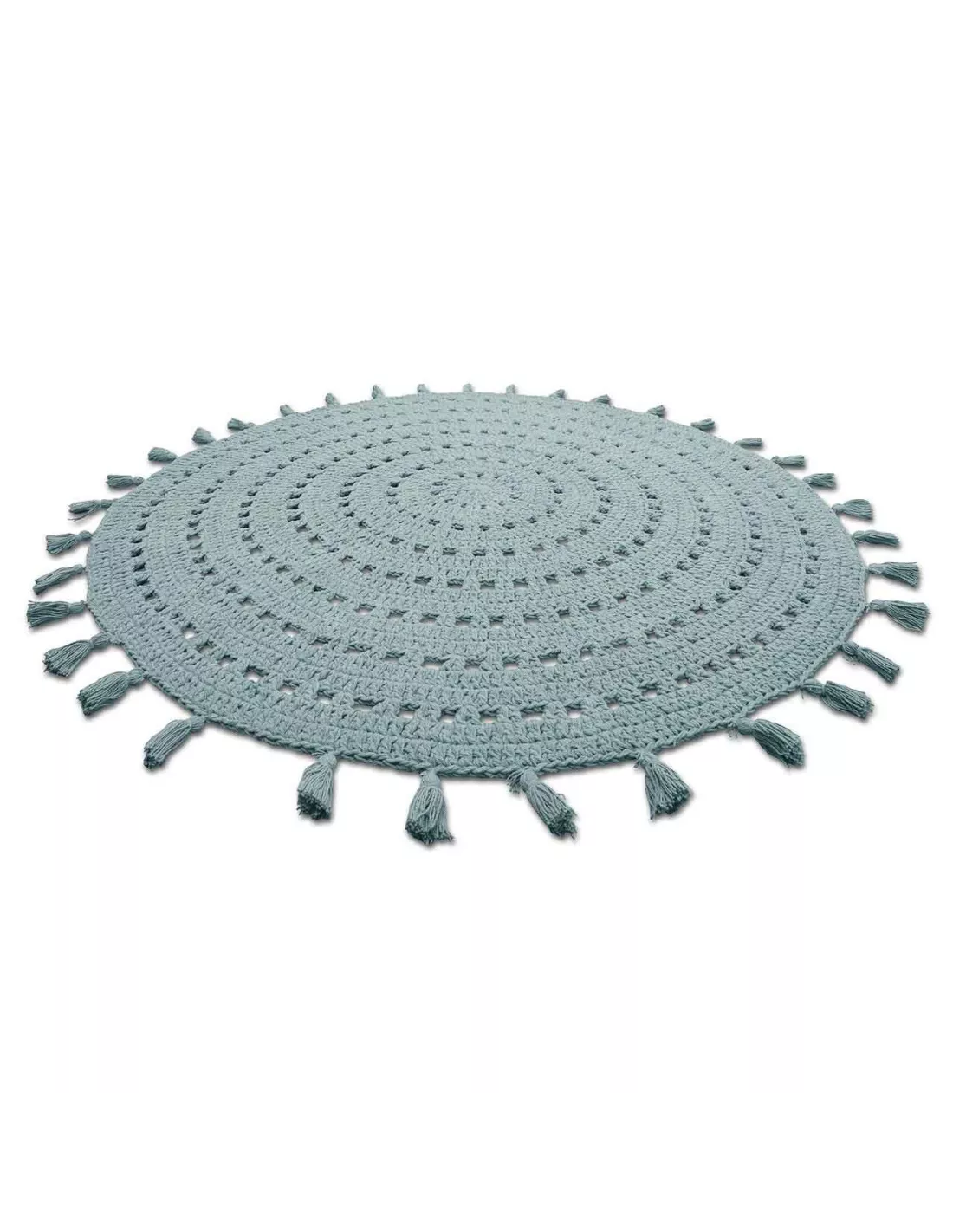 Tapis Enfant Rond Nila Vert Pâle , Nattiot