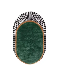 Tapis Ovale Koshi Malachite, Designers Guild